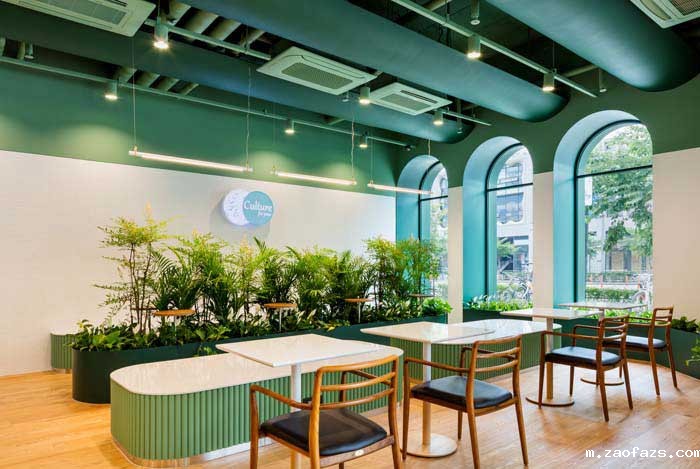 120平米郑州咖啡厅设计效果图