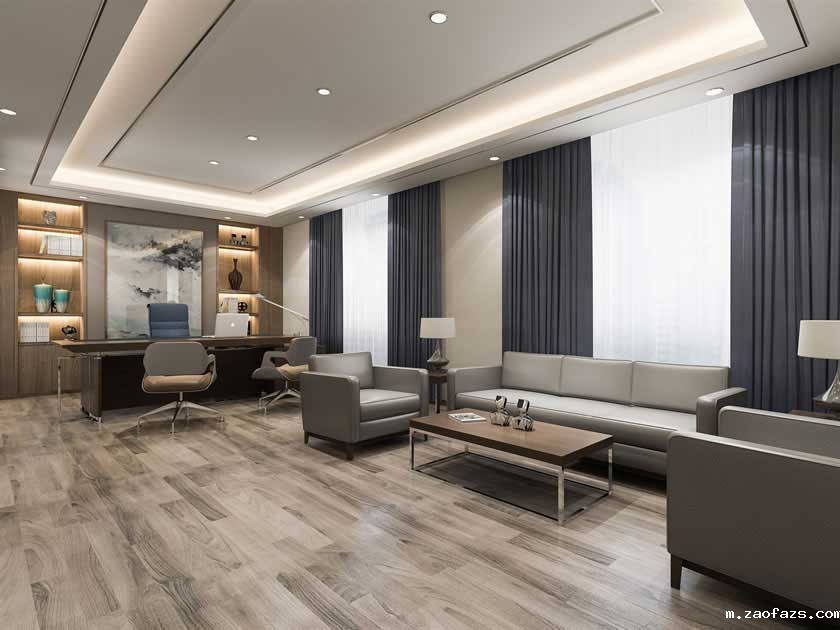 300平米科技公司办公室装修效果图