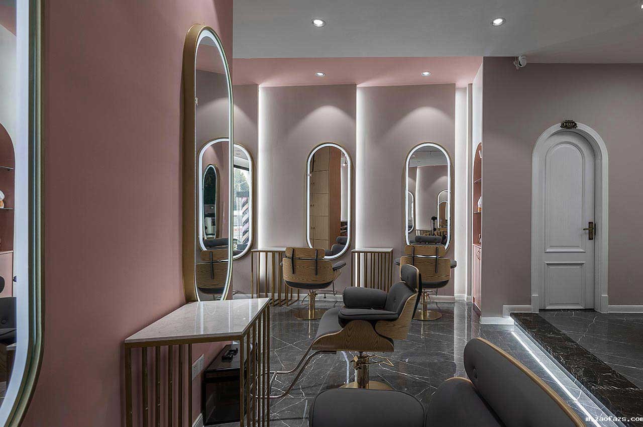 320平米郑州美发店面设计装修效果图