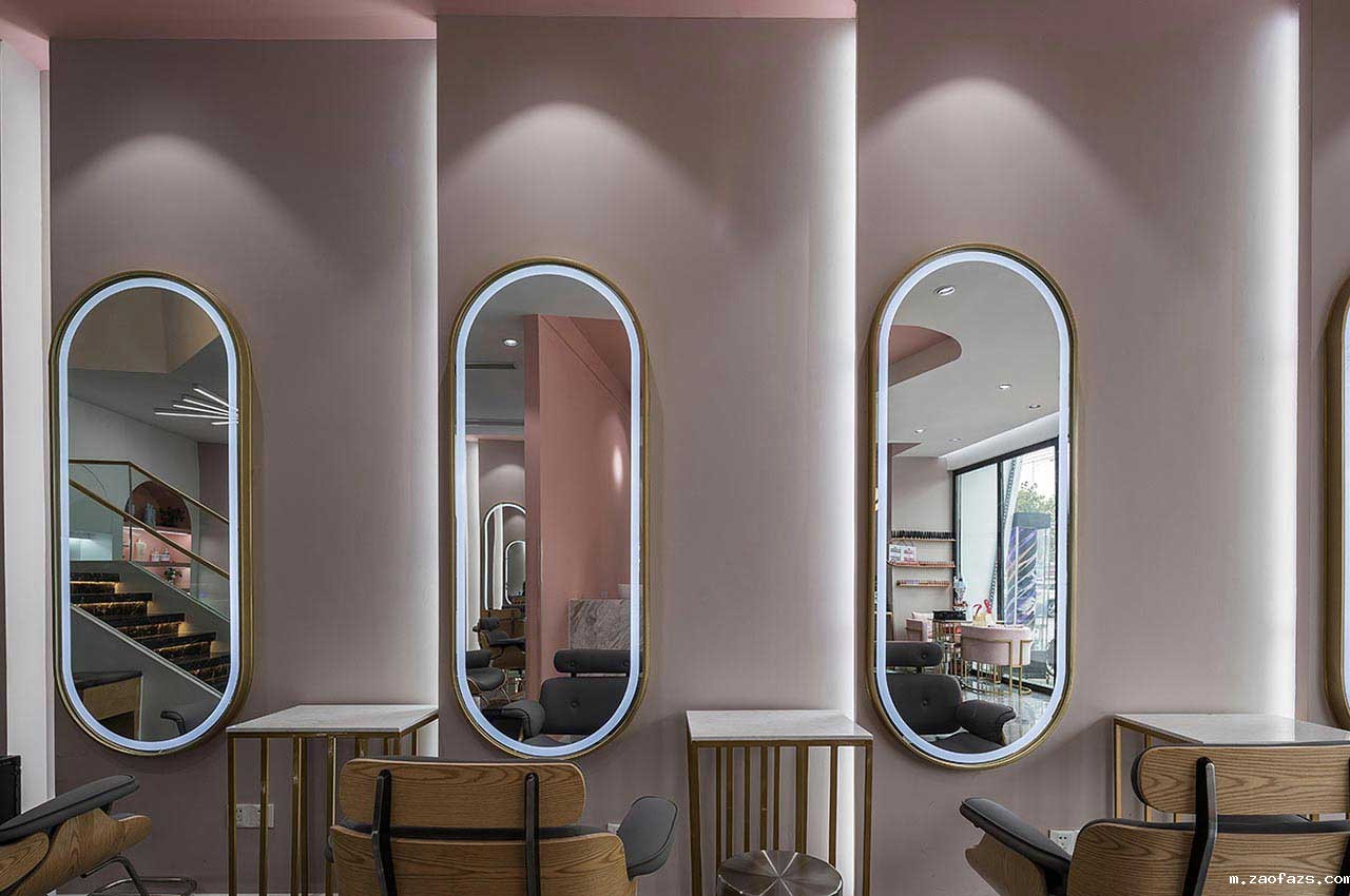 320平米郑州美发店面设计装修效果图