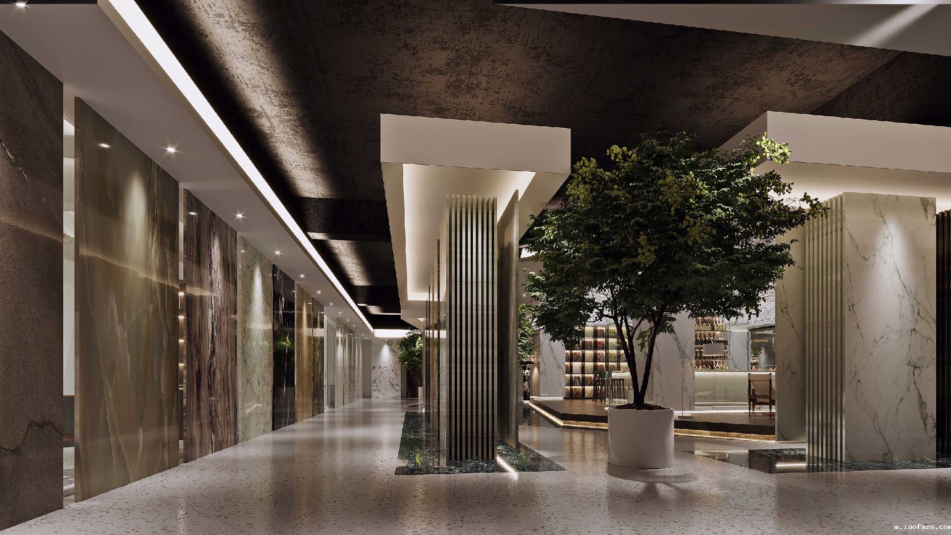 1500平米郑州高端办公室装修设计效果图