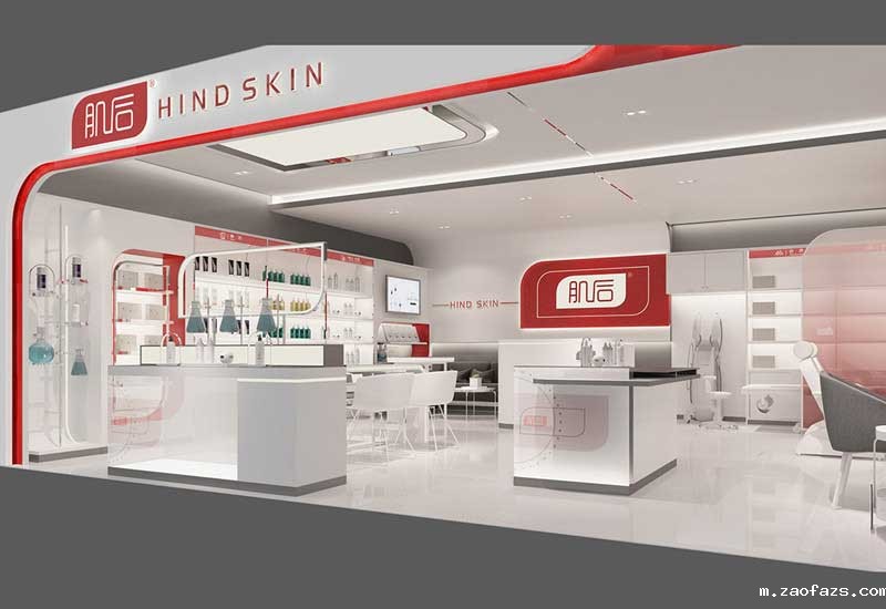 连锁美妆店面设计装修效果图
