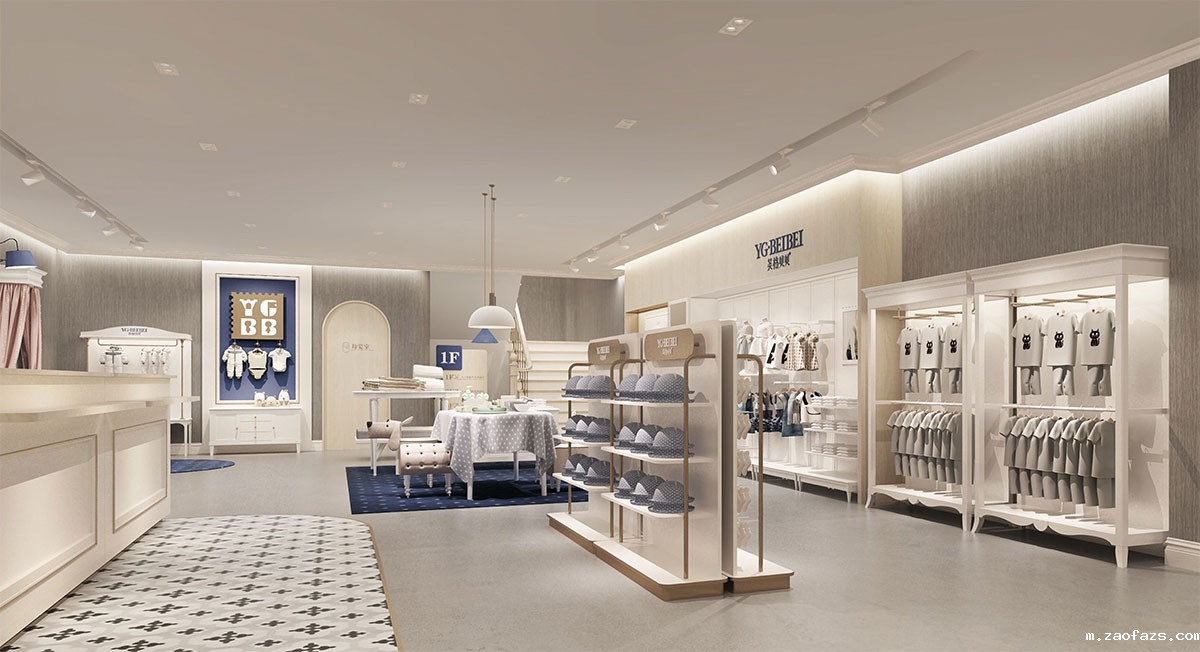 母婴用品专卖店设计装修效果图