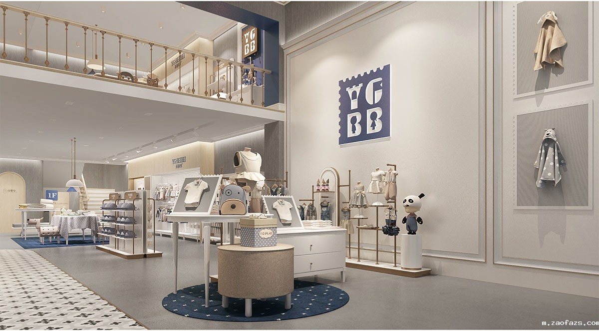 母婴用品专卖店设计装修效果图