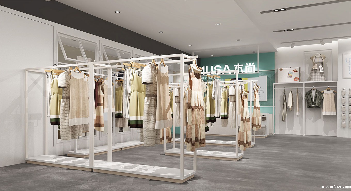 时尚女装专卖店设计装修效果图