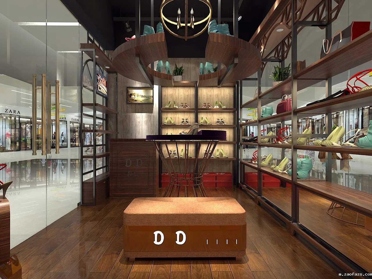 郑州鞋店装修设计效果图