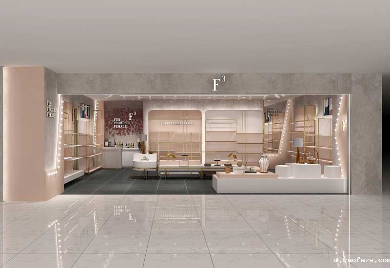 商场女鞋专卖店装修设计效果图