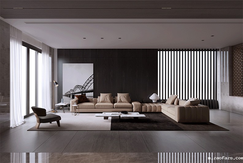 400平米郑州别墅设计-别墅装修设计效果图