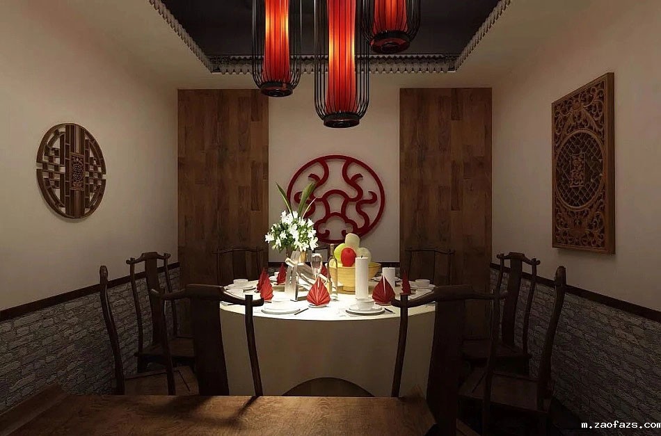 郑州火锅店装修设计-650平米火锅店装修效果图