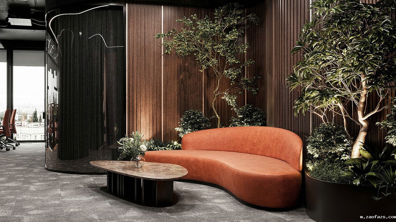 410㎡大型IT公司空间设计装修效果图