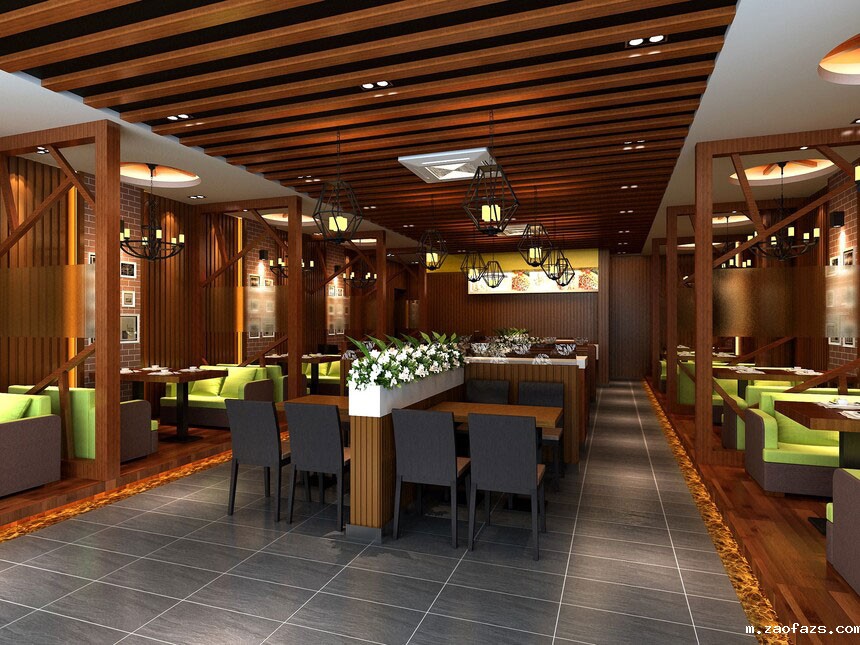 郑州米粉店设计-米粉店装修设计效果图