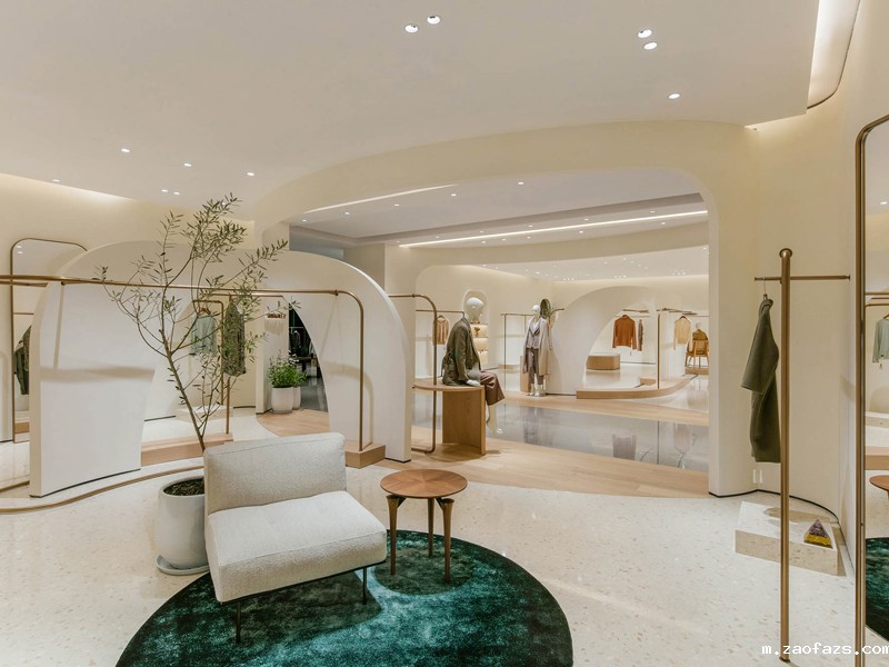 120平米现代简约风服装店装修设计