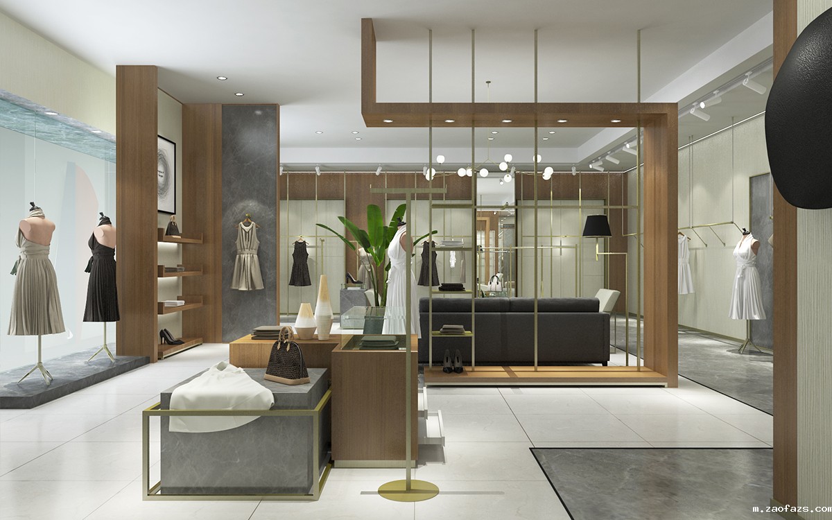 180平米服装门店装修设计效果图