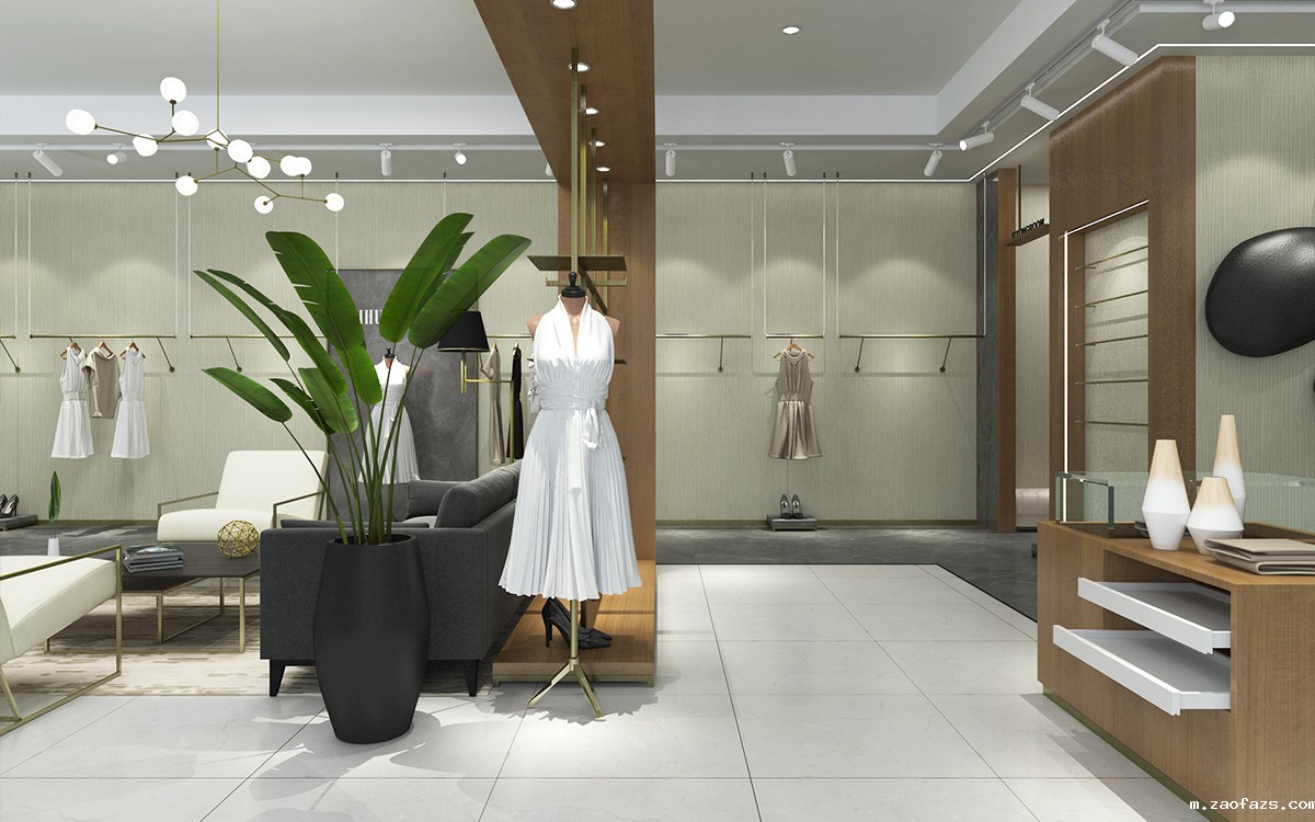 180平米服装门店装修设计效果图