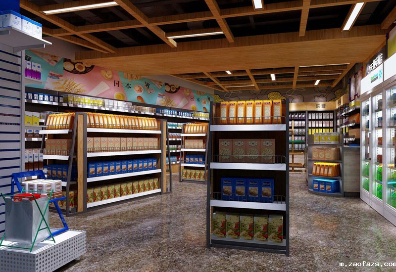 80平米进口零食便利店装修效果图