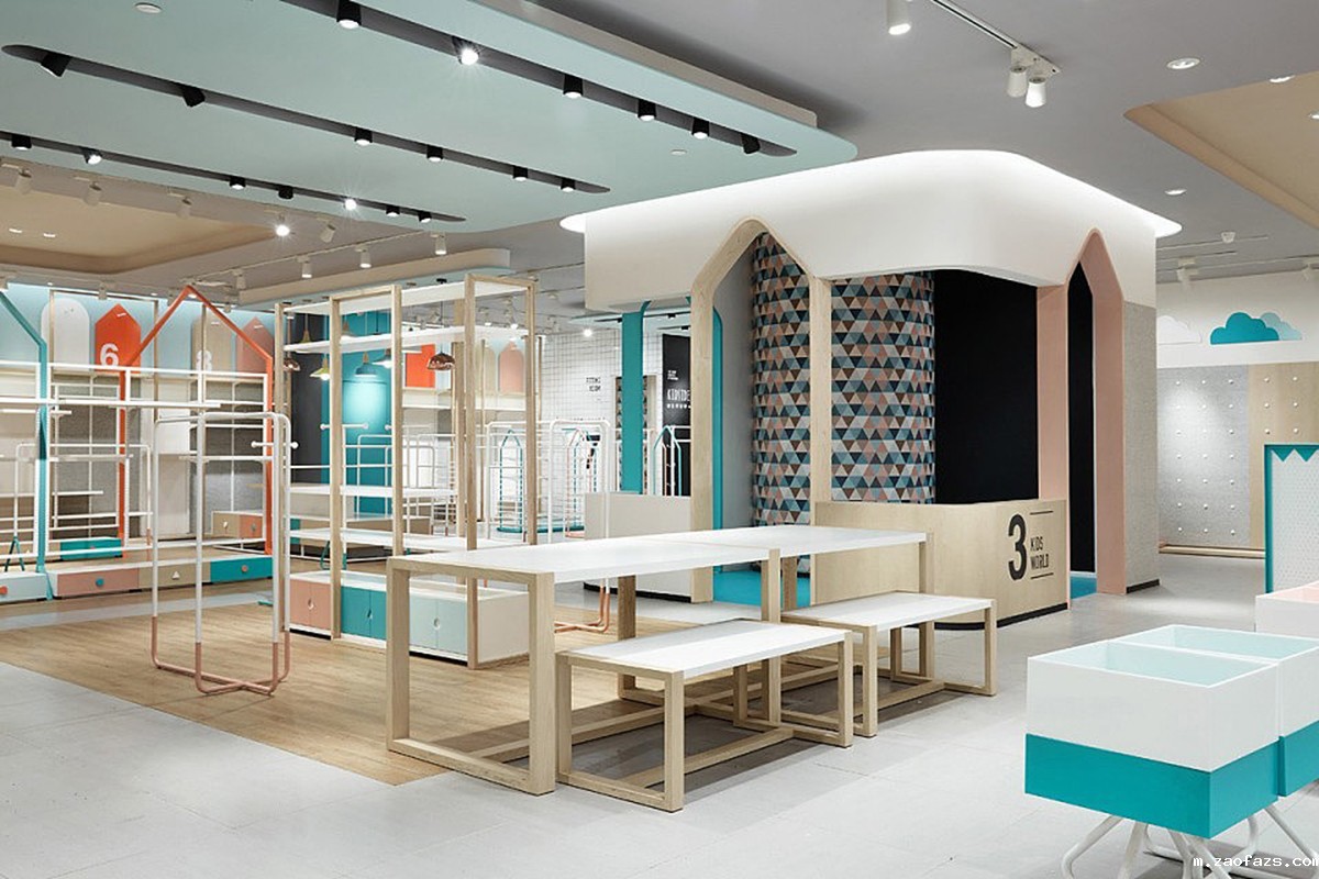 180平米郑州亲子用品店装修设计效果图