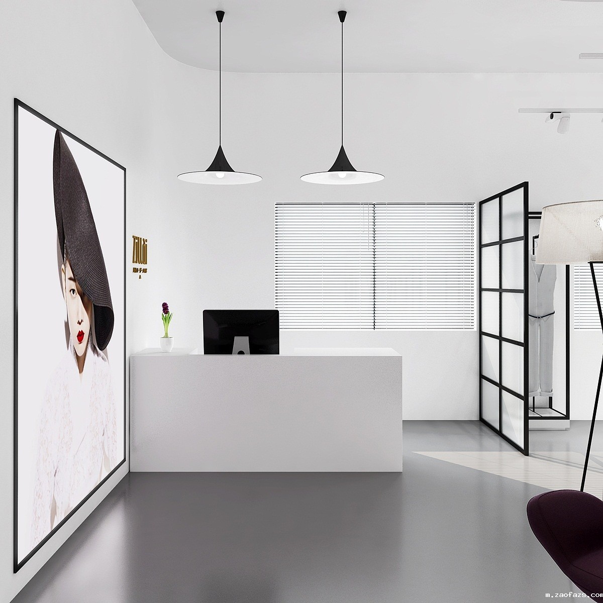 165平米服装定制店铺装修设计效果