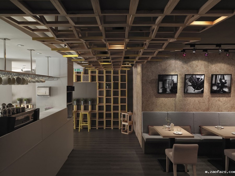 160平米咖啡店装修设计效果图