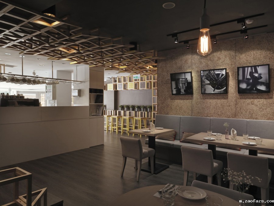 160平米咖啡店装修设计效果图