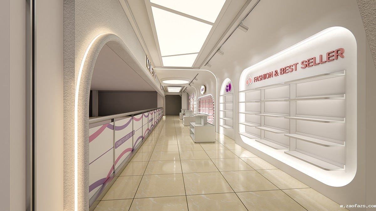 260平米女性时尚用品批发店铺装修效果图
