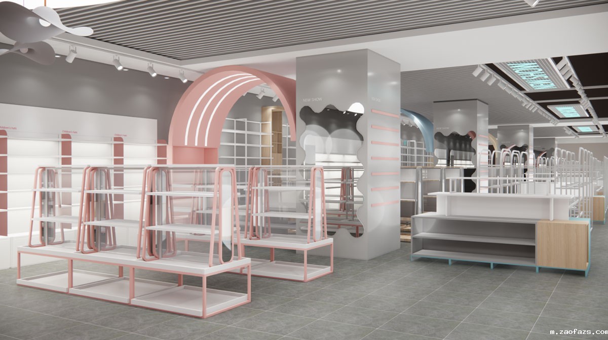 600平米女性饰品零售店面装修设计效果图