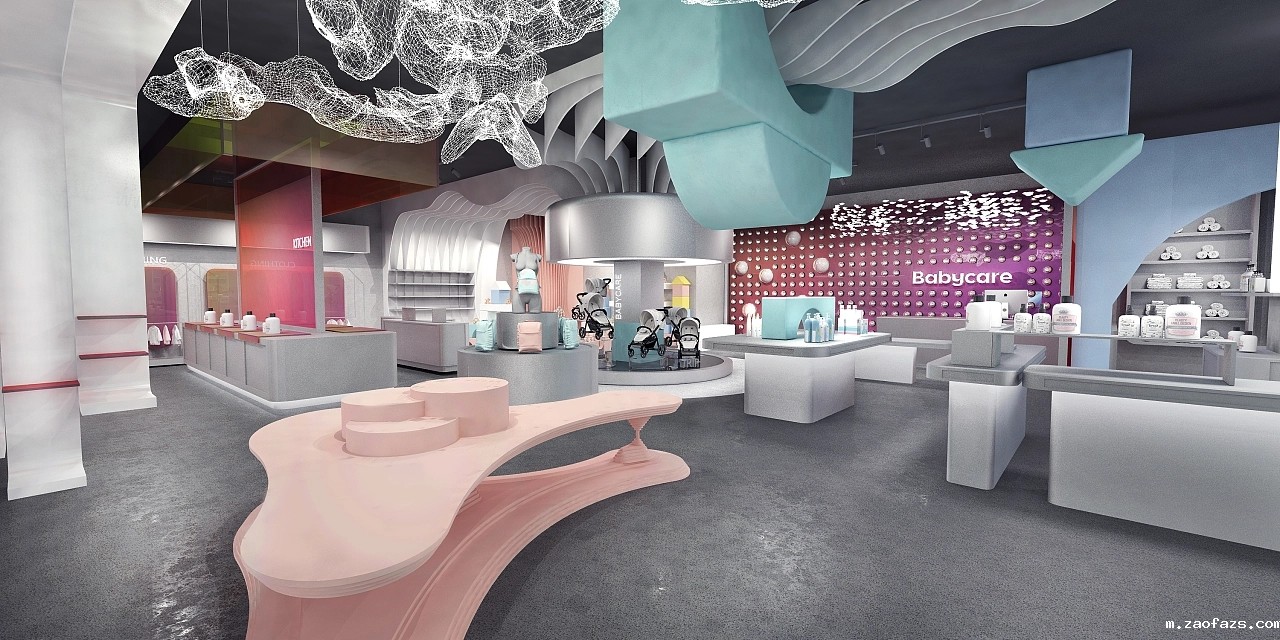 150平米母婴店装修设计效果图