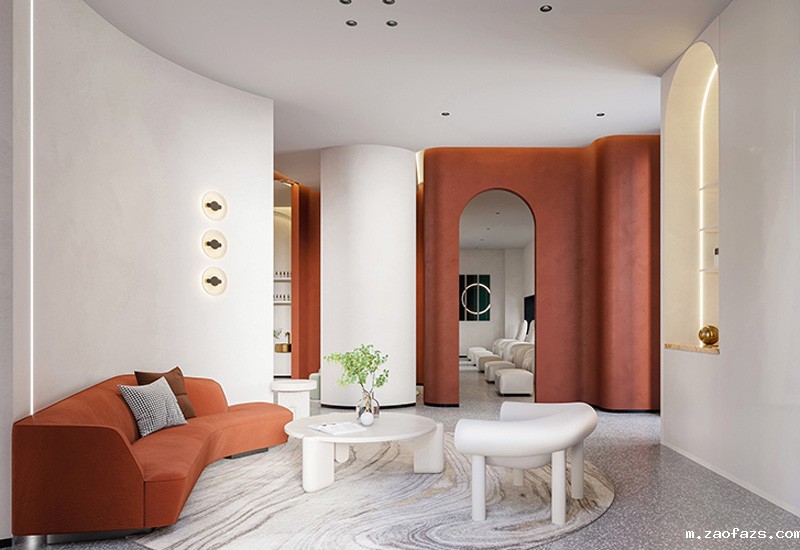 120平米美甲店装修设计案例