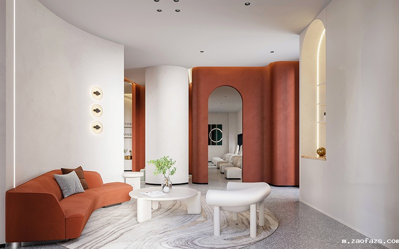 120平米美甲店装修设计案例