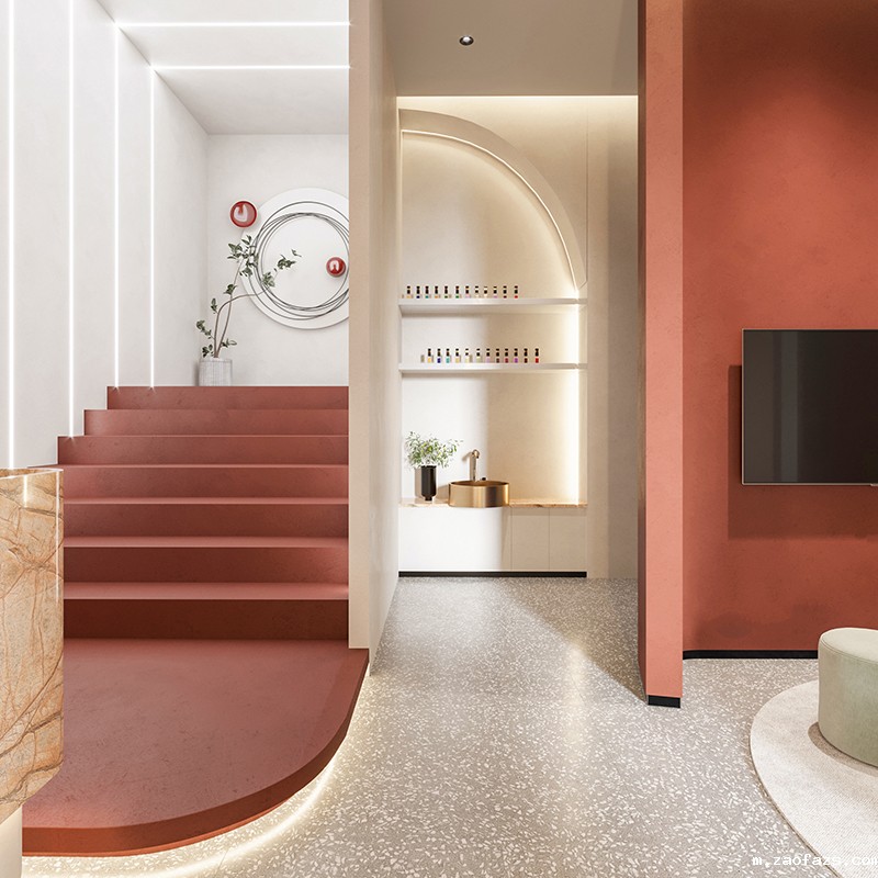 120平米美甲店装修设计案例