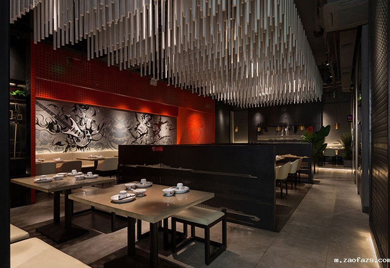 450平米川菜馆装修设计效果图