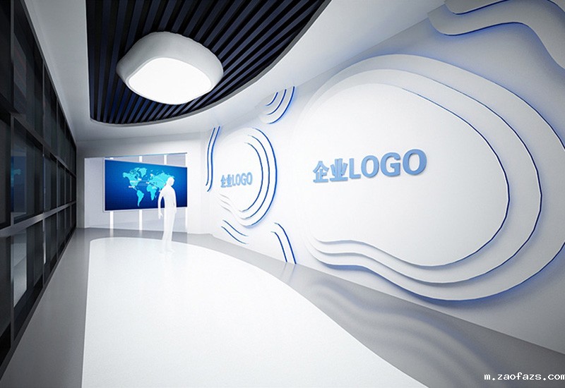 800平米集团公司展厅装修设计效果图