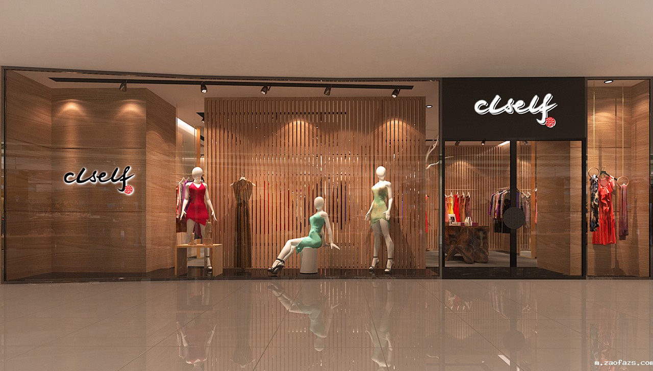 230平米品牌女装店装修设计效果图