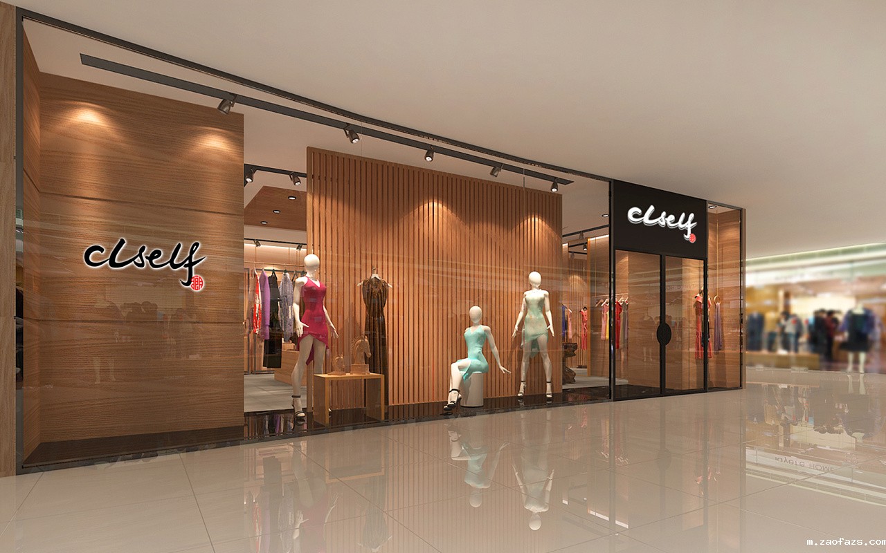 230平米品牌女装店装修设计效果图