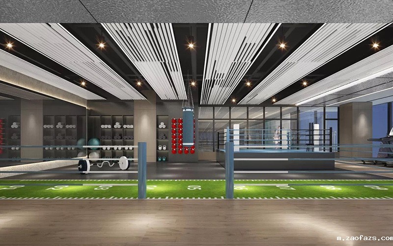 1200平米健身会所装修设计效果图