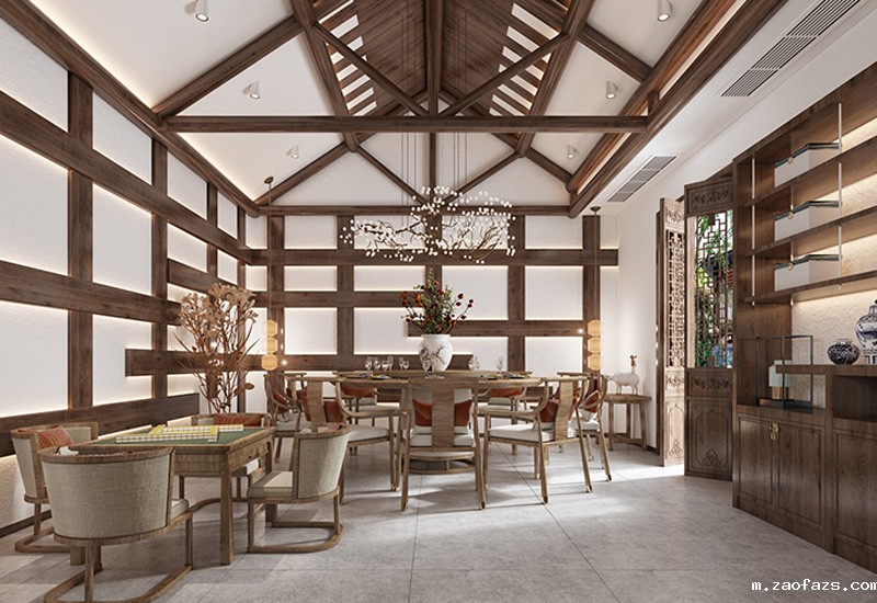 750平米新乡山庄民宿设计效果图