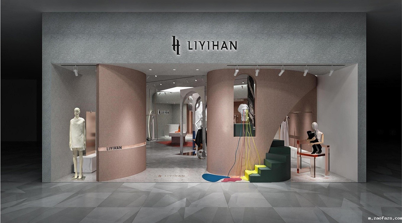 210平米女装专卖店装修设计效果图