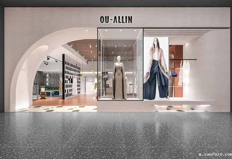 130平米包包专卖店设计装修效果图