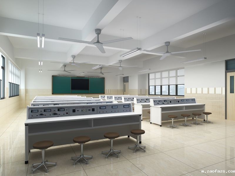 800平米学校办公室装修-教室装修效果图