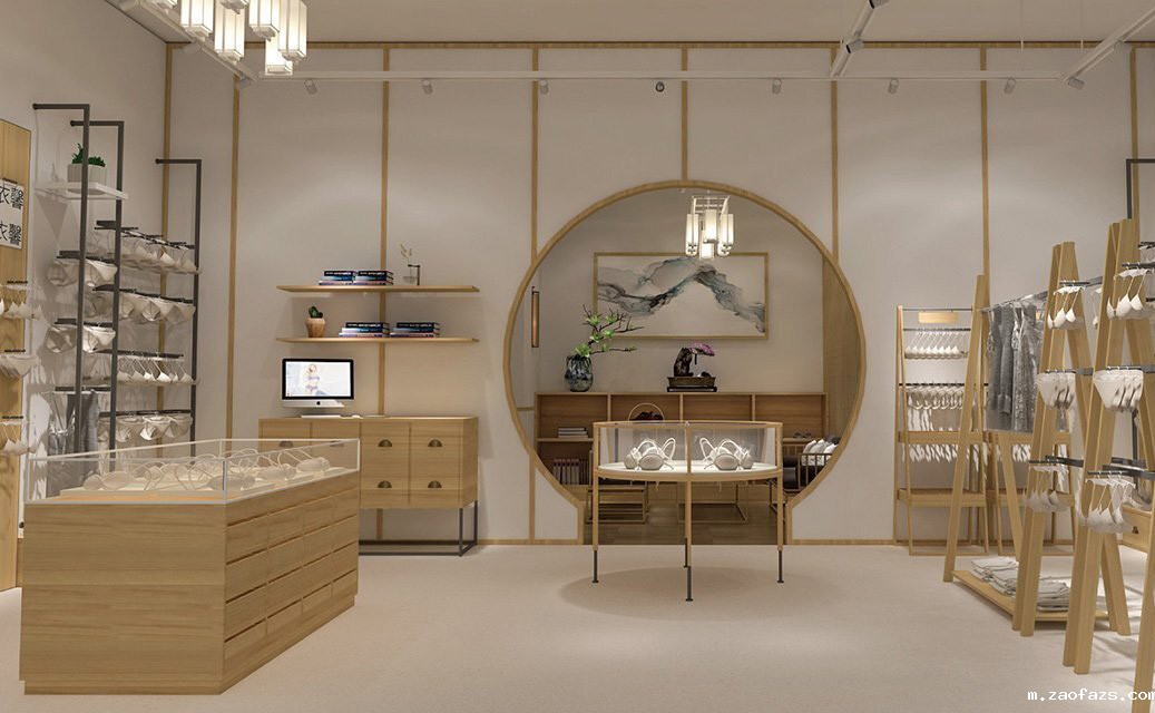 150平米女装内衣品牌店设计装修效果