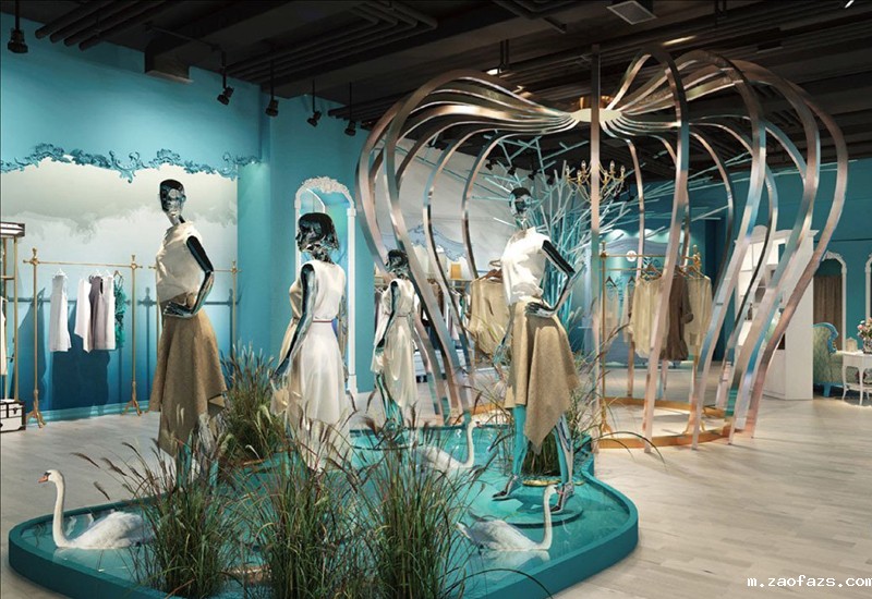 180平米品牌女装门店装修设计效果图