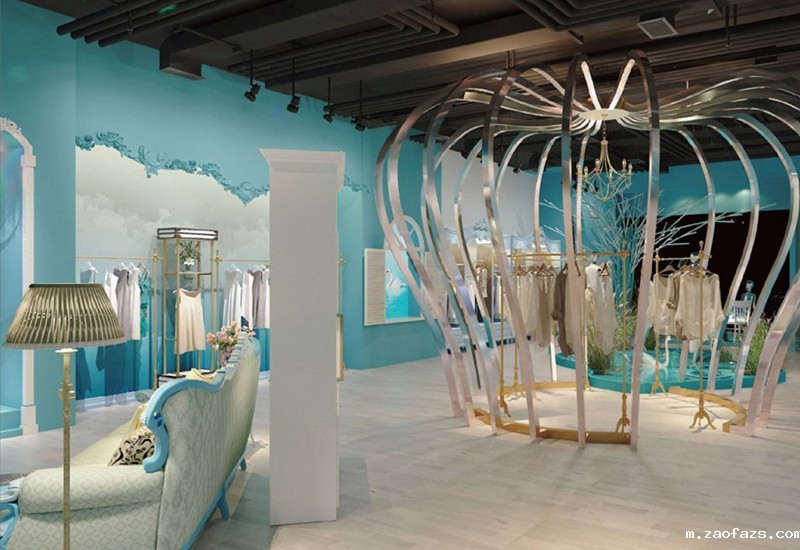 180平米品牌女装门店装修设计效果图
