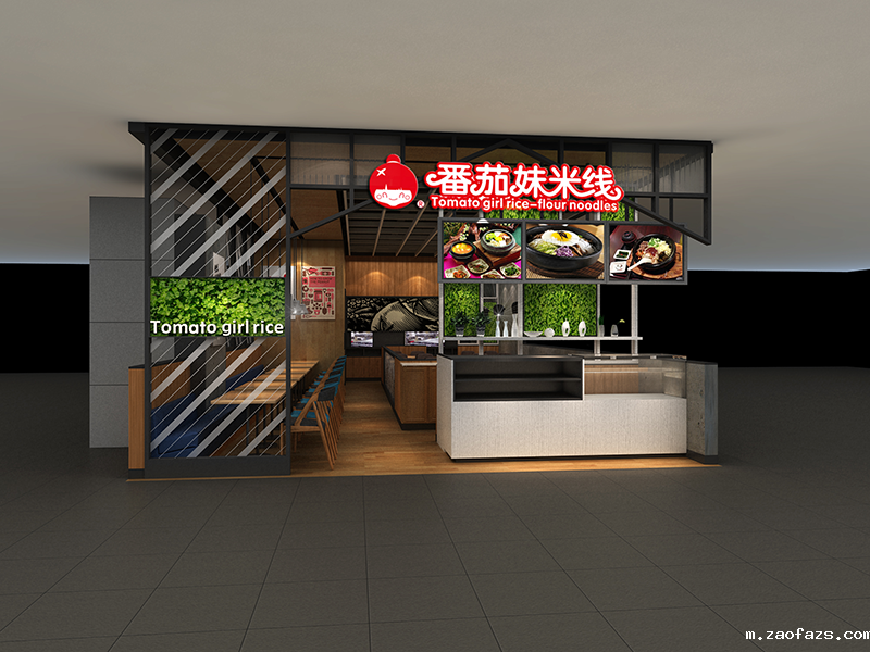 100平米线店面设计装修效果图