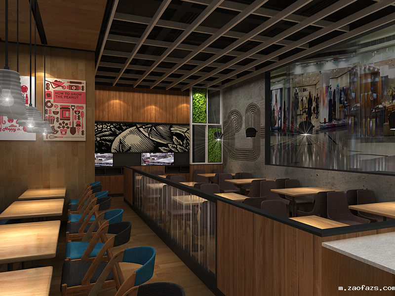 100平米线店面设计装修效果图