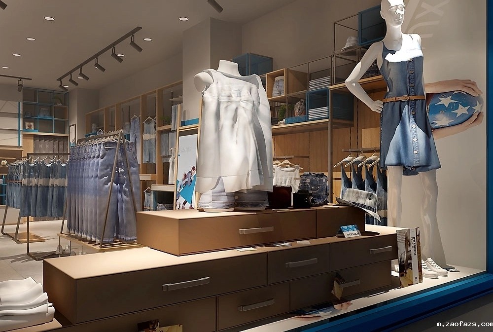 76平米服装店装修设计效果图