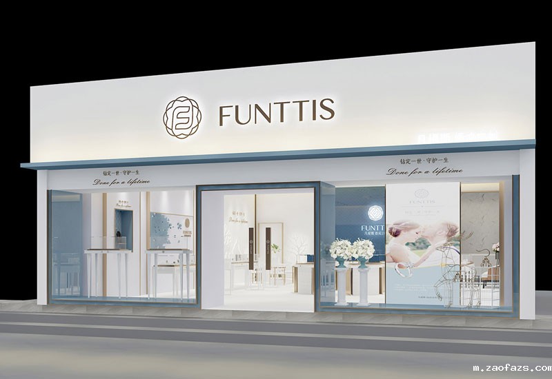 120平米品牌珠宝店面装修设计效果图