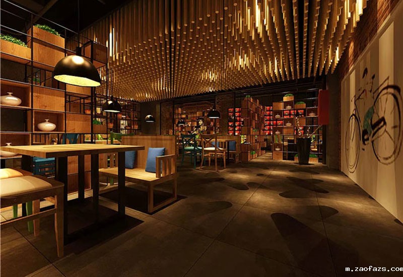 256平米主题餐厅装修设计效果图