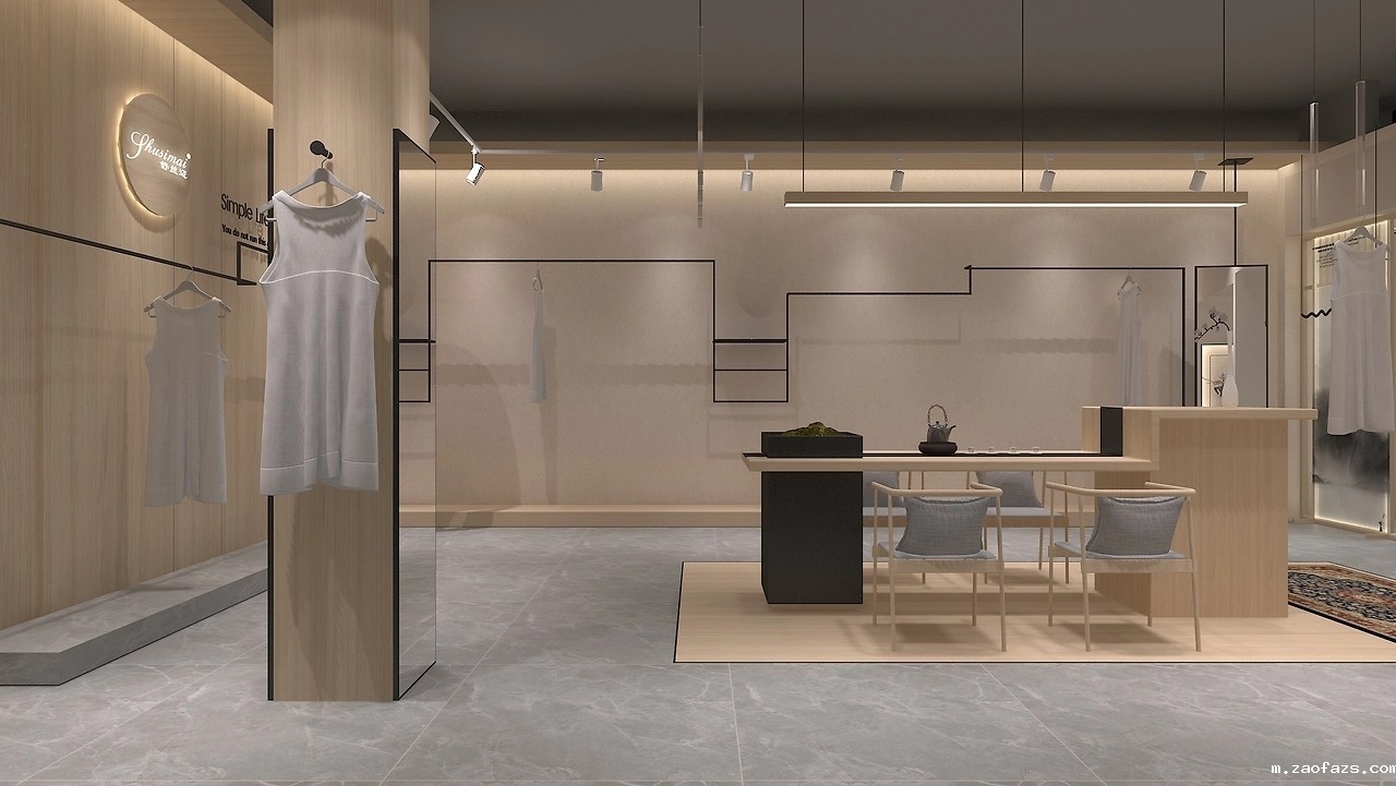 45平米女装店面设计装修效果图
