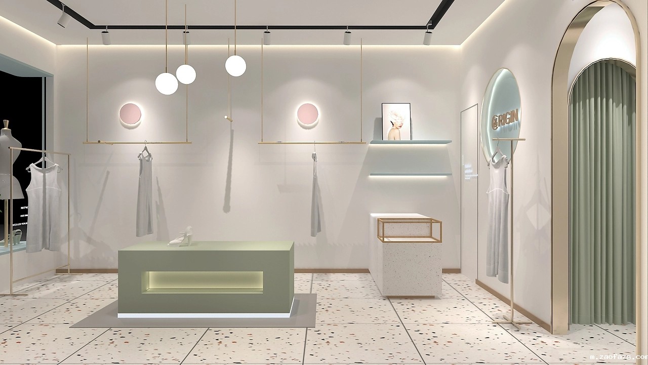 42平米女装专卖店装修设计效果图
