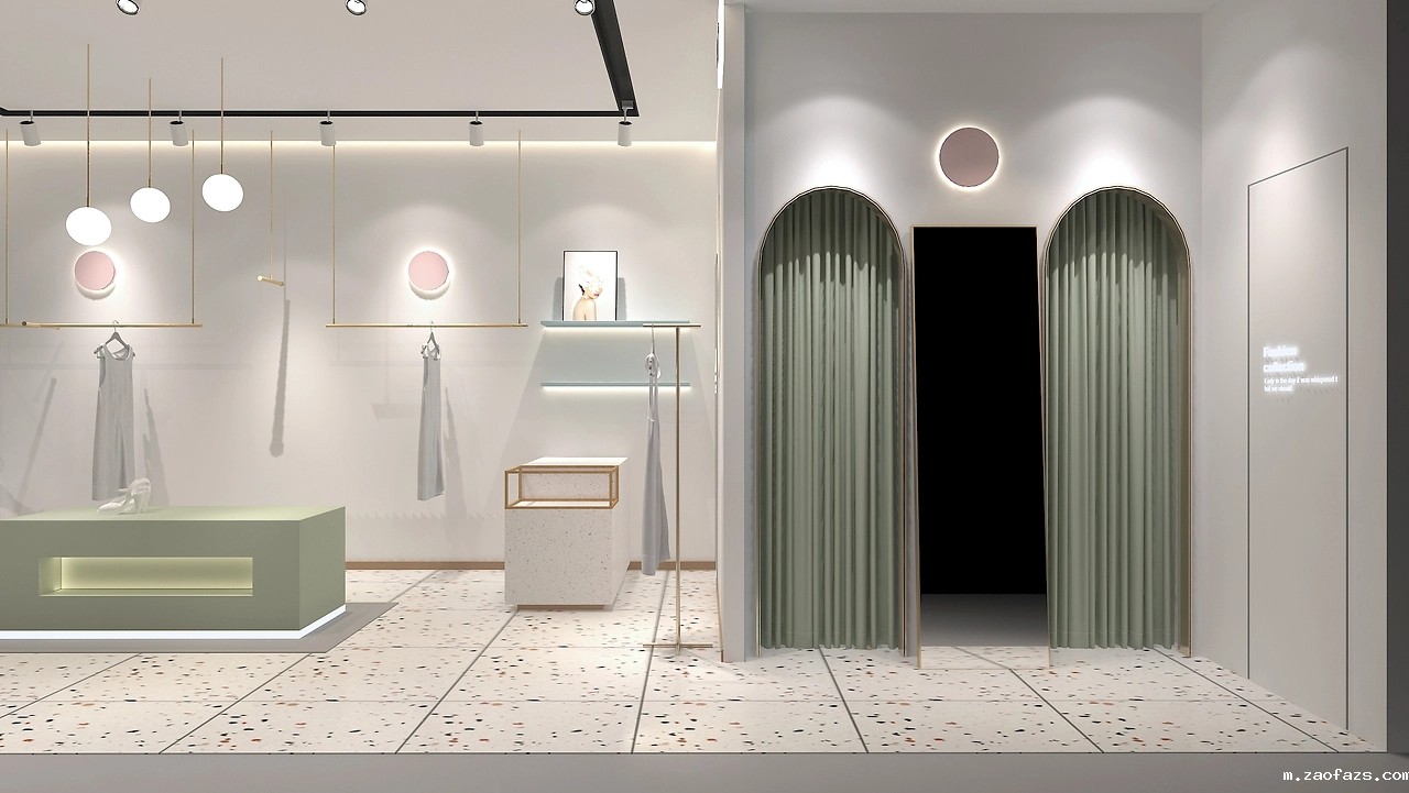 42平米女装专卖店装修设计效果图