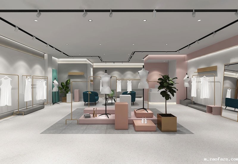 150平米商场女装专卖店装修设计效果图
